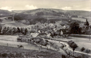 Postkarte 1960 mit Landschaft um Stadtlengsfeld